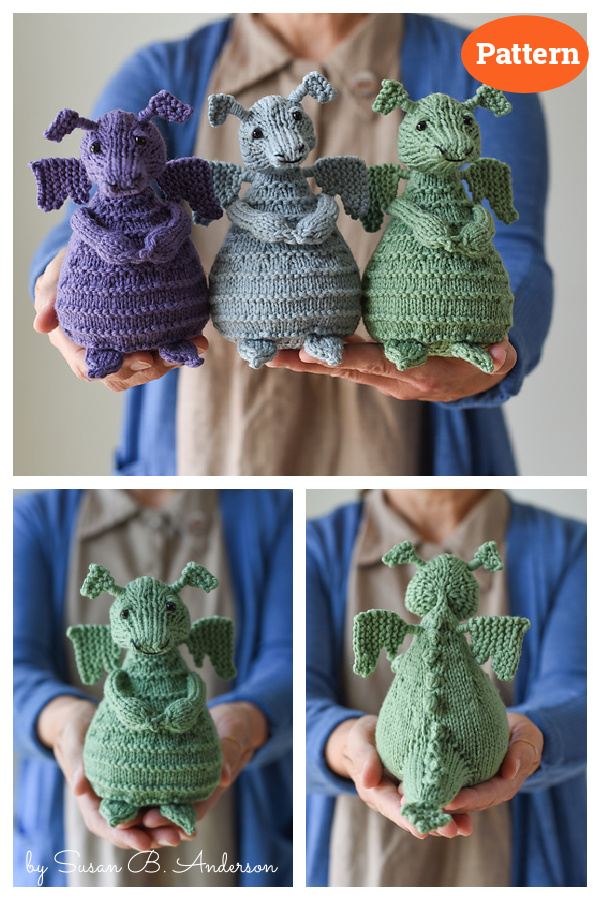 Dragon Amigurumi Knitting Pattern