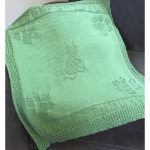 Alpha-cat Blanket Free Knitting Pattern