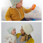 Beanies for All the Family Free Knitting Pattern and Video Tutorial
