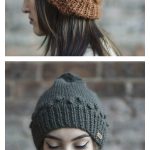Bobble Crown Beanie Free Knitting Pattern
