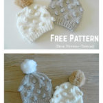 Popcorn Baby Hat Free Knitting Pattern