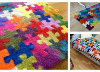 Puzzles Blanket Knitting Pattern