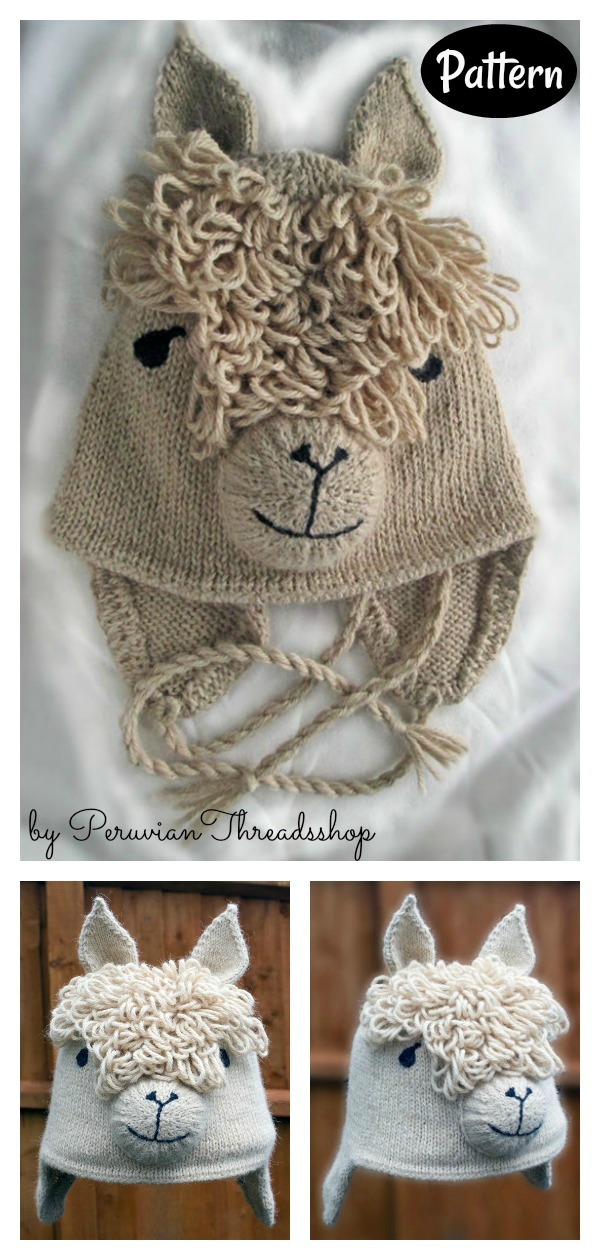 Alpaca Pom Pom Hat Free Knitting Pattern