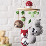 Woodland Tales Animal Mobile Free Knitting Pattern