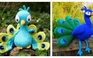 Awesome Peacock Knitting Pattern