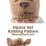 Baby Llama Hat Knitting Pattern