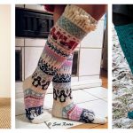 Knee High Socks Free Knitting Pattern