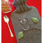 Owl Hot Water Bottle Cover Free Knitting Pattern