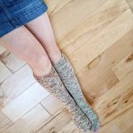 Top Down Knee High Socks Free Knitting Pattern