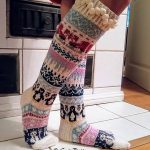 We Love Winter Knee High Socks Free Knitting Pattern