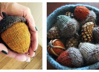 Acorn Free Knitting Pattern