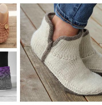 Adorable Slippers Knitting Patterns