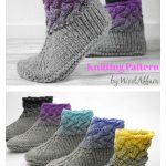 Braiding Slippers Knitting Pattern