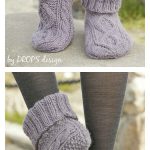Celtic Dancer Slippers Free Knitting Pattern