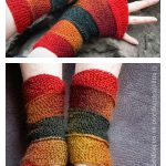 Helix Mitts Free Knitting Pattern