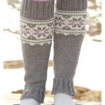 Highland Dew Leg Warmers Free Knitting Pattern