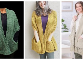 10+ Reader’s Wrap Pocket Shawl Knitting Patterns