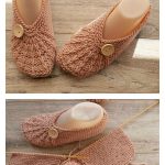 Slippers to Any Size Free Knitting Pattern and Video Tutorial