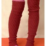 Spiral Rib Leg Warmers Free Knitting Pattern