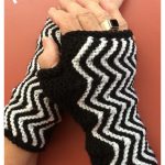 ZigZag Fingerless Gloves Free Knitting Pattern