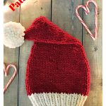 Classic Santa Hat Free Knitting Pattern