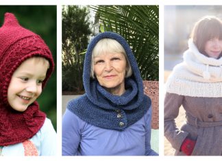 Hooded Cowl Knitting Patterns
