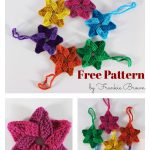 Woven Stars Free Knitting Pattern