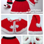 Christmas Baby Outfit Free Knitting Pattern and Video Tutorial