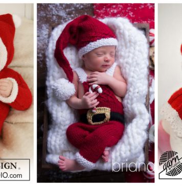 Christmas Baby Outfit Knitting Patterns