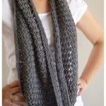 Easy Lace Cowl Free Knitting Pattern