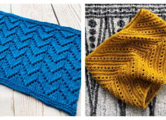Easy Lace Cowl Free Knitting Pattern