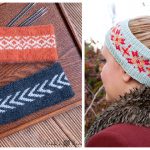 Fair Isle Headband Free Knitting Pattern