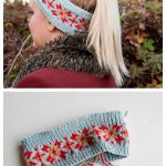 Gorgeous Stranded Colorwork Headband Free Knitting Pattern