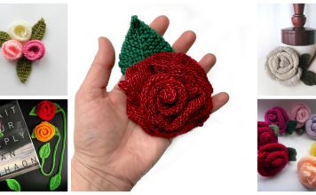 Pretty Rose Knitting Patterns