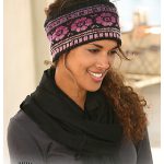 Ring of Roses Headband Free Knitting Pattern