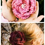 Rose Pin Free Knitting Pattern