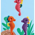 Serene Seahorses Free Knitting Pattern