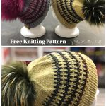 Simple Colourwork Hat Free Knitting Pattern