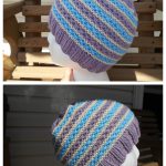 Springtime Stripes Hat Free Knitting Pattern