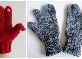 Trigger Finger Mittens Knitting Patterns