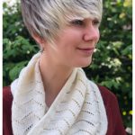 Zig Zag Lace Cowl Free Knitting Pattern
