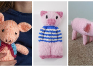 Amigurumi Pig Free Knitting Patterns