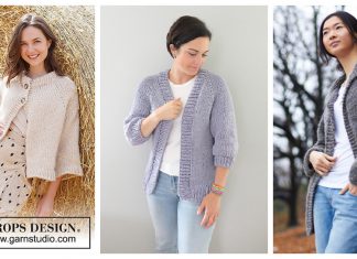 Easy Stay Home Cardigan Free Knitting Pattern