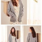 Effortless Cardigan Free Knitting Pattern