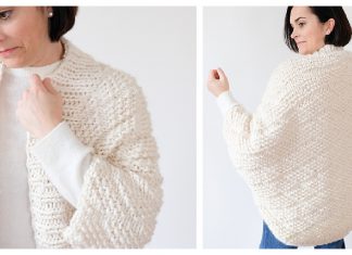 Embarker Cocoon Cardigan Free Knitting Pattern