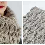 Faux Cable Cowl Free Knitting Pattern