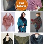 Lace Edge Triangular Shawl Free Knitting Patterns