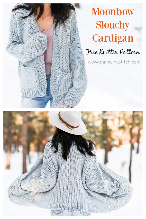 Easy Stay Home Cardigan Free Knitting Pattern