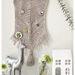 Pin Display Wall Hanging Free Knitting Pattern