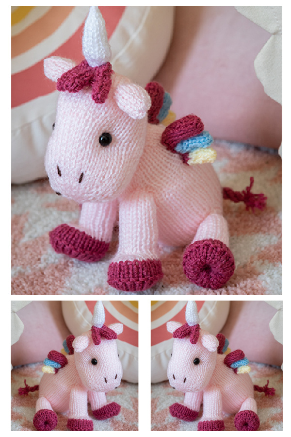 Sock Unicorn Free Knitting Pattern